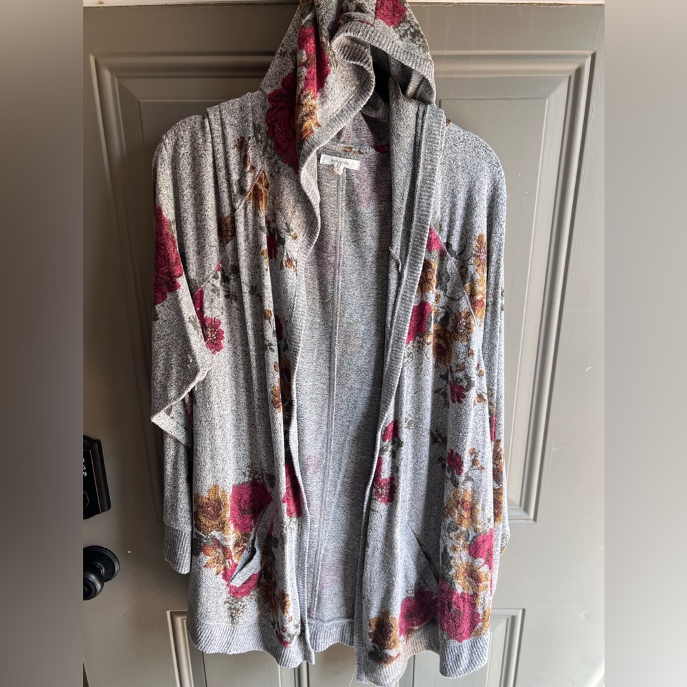 Floral Sweater Hoodie XXL